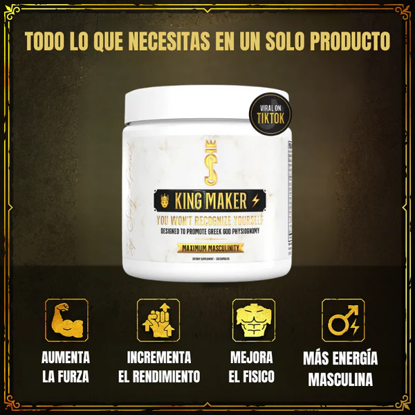 KING MAKER SUPLEMENTO ANABOLICO 13 EN 1
