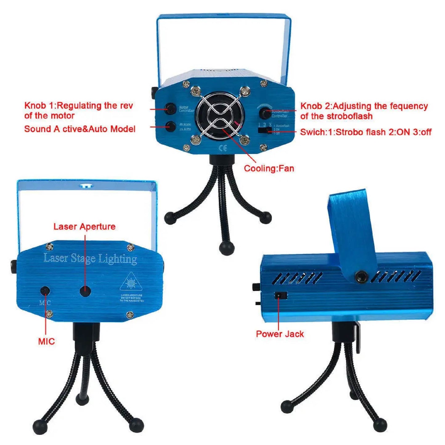 Proyector Laser Ritmico  Fiestas