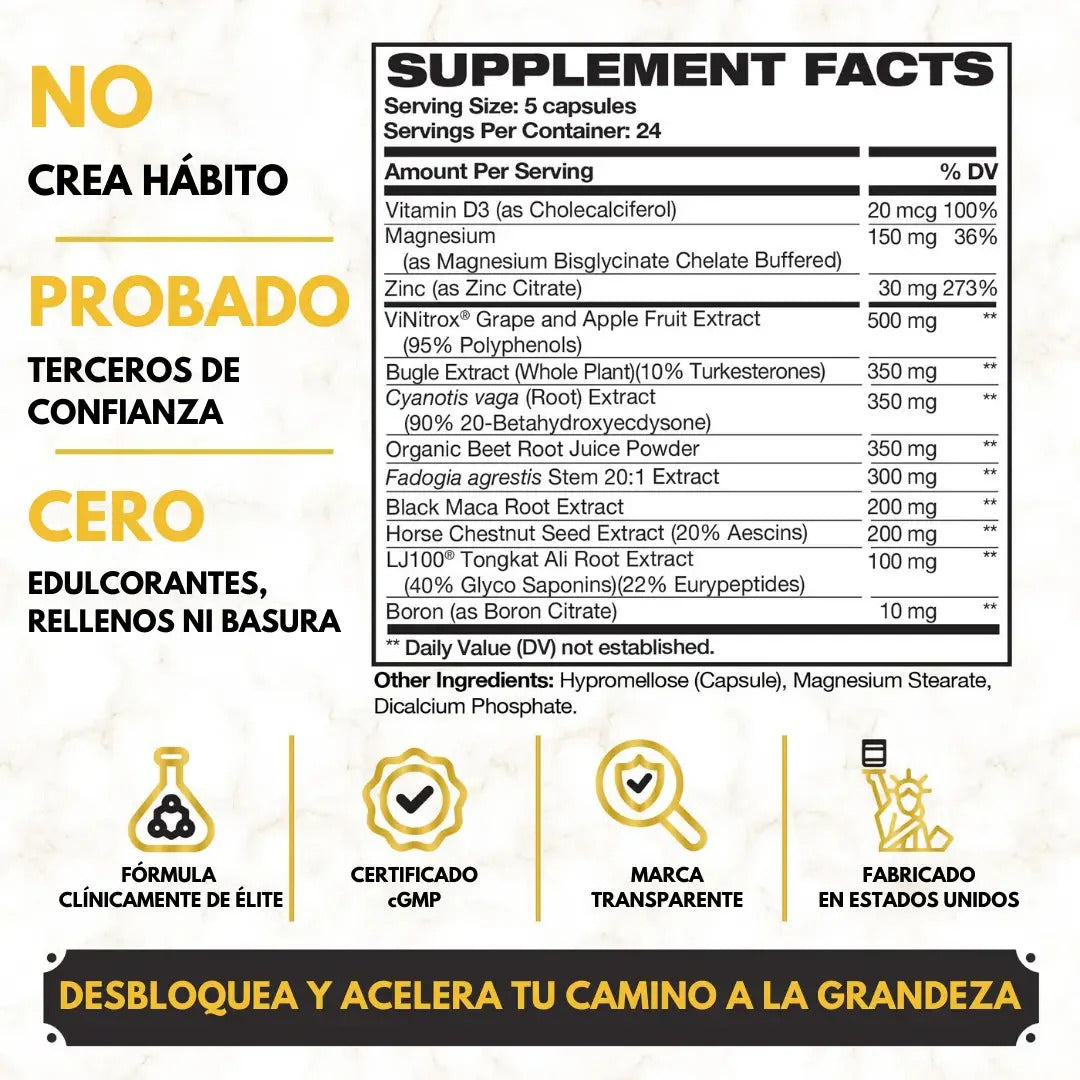 KING MAKER  SUPLEMENTO ANABOLICO 13 EN 1