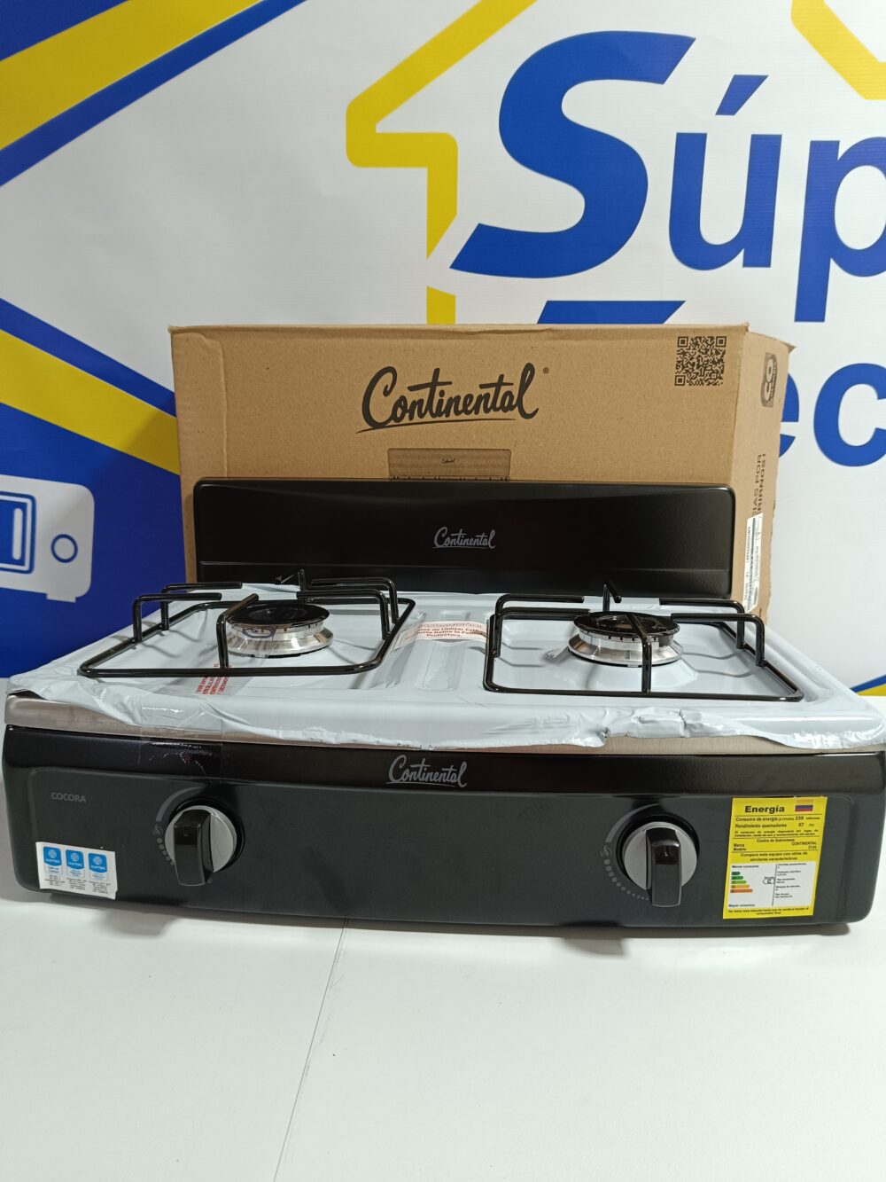 Fogon estufa gas pipeta continental 2pts