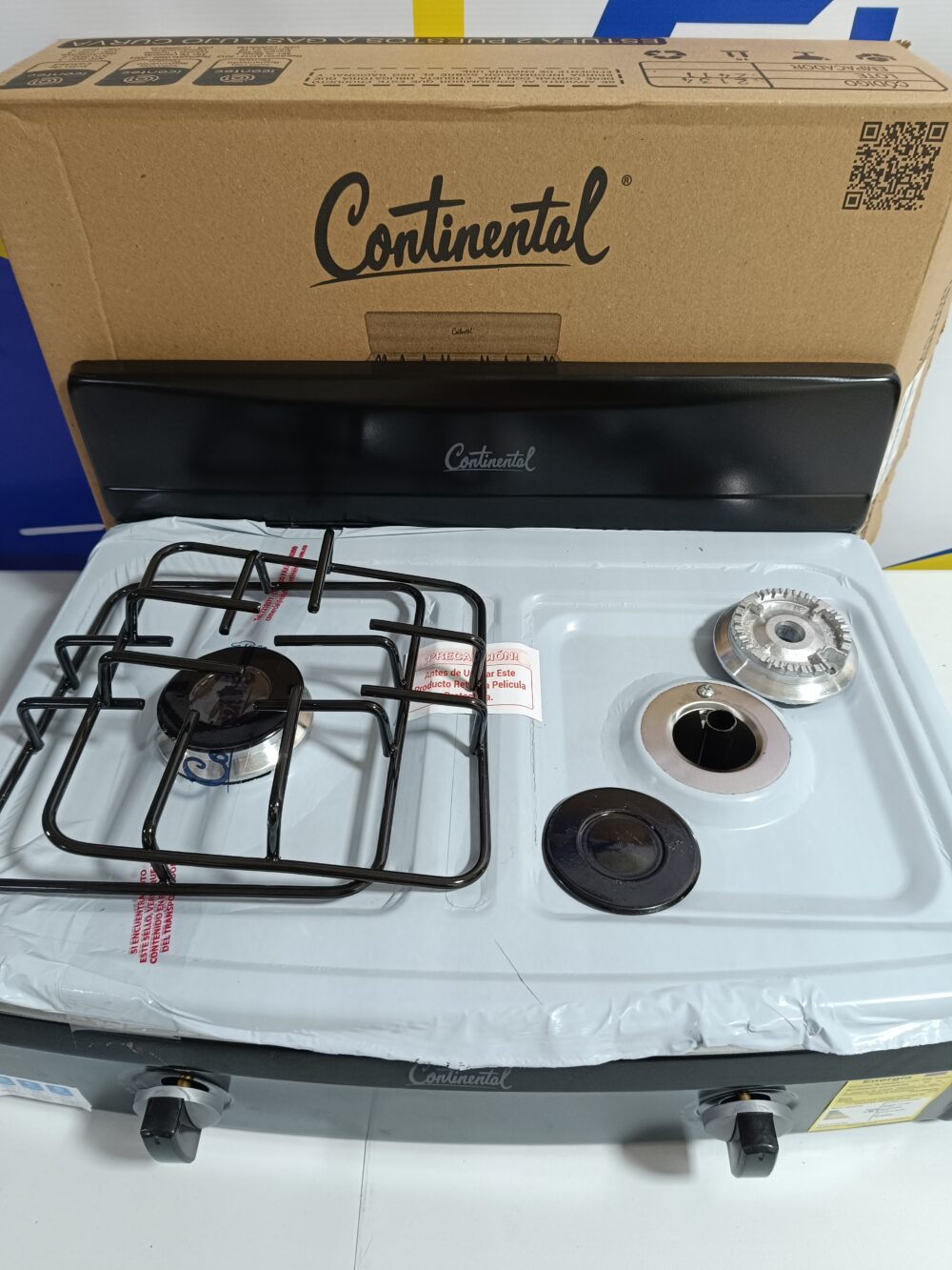 Fogon estufa gas pipeta continental 2pts - Imagen 2
