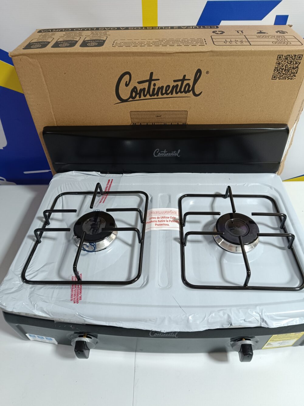 Fogon estufa gas pipeta continental 2pts - Imagen 3